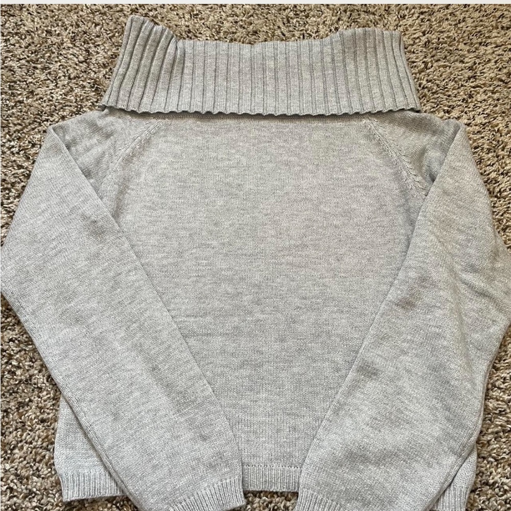 Cotton On Light Gray Cowl Neck Sweater